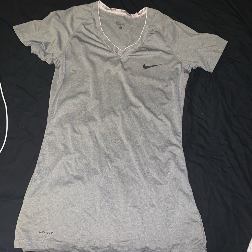 Nike Pro Dri Fit Grey Top